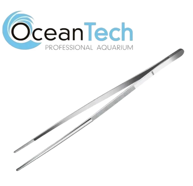 Pinça reta inox ocean tech 27cm