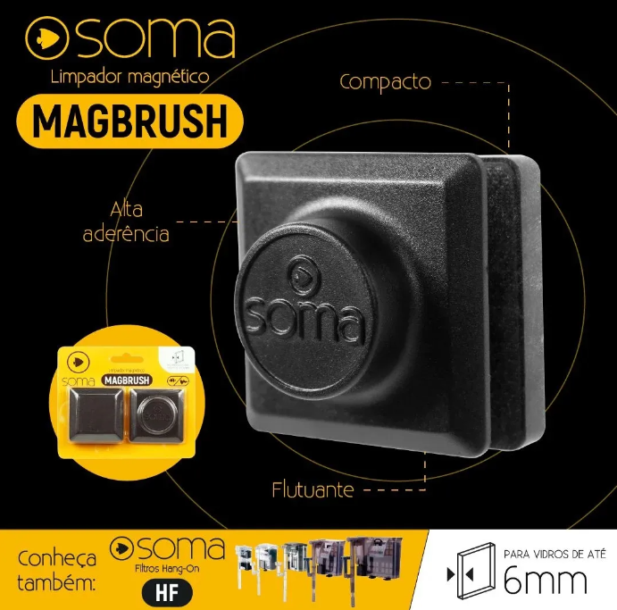 Limpador Magnético Aquário